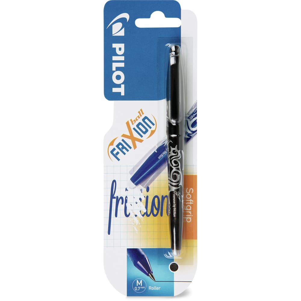 Pilot Frixion ball Tintenroller Schwarz, 0.7mm, radierbar & wiederaufladbar
