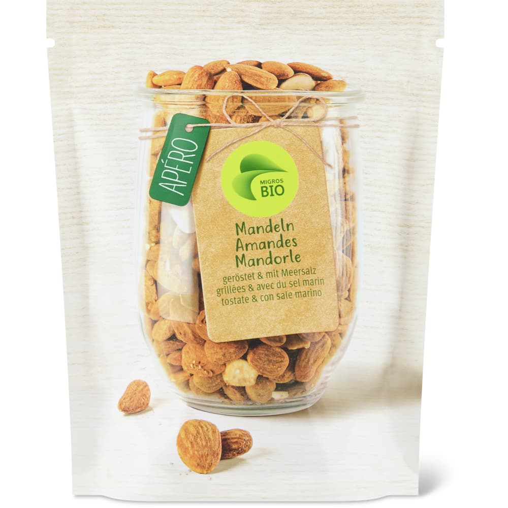 Mandeln Bio, Geröstet & gesalzen