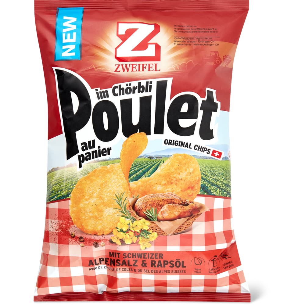 Zweifel Original Chips Poulet im Chörbli