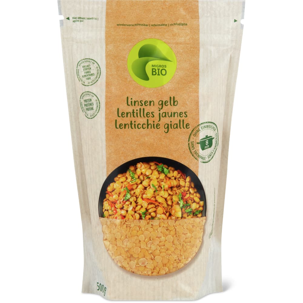 Linsen Bio, Gelb