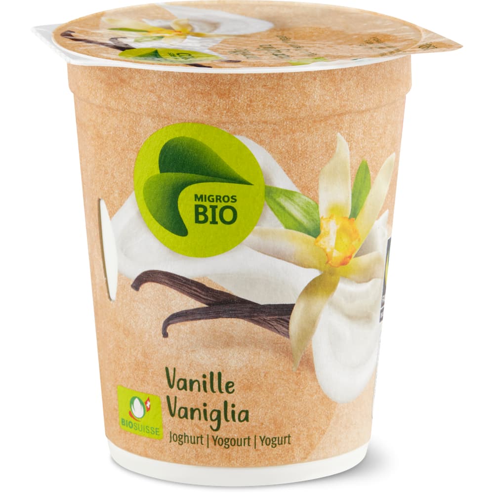 Migros Bio Fairtrade Joghurt Vanille