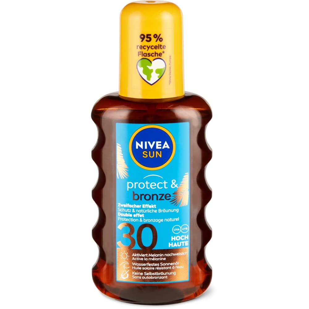 Nivea Sun Protect & Bronze Sonnenöl Spray LSF 30, wasserfest