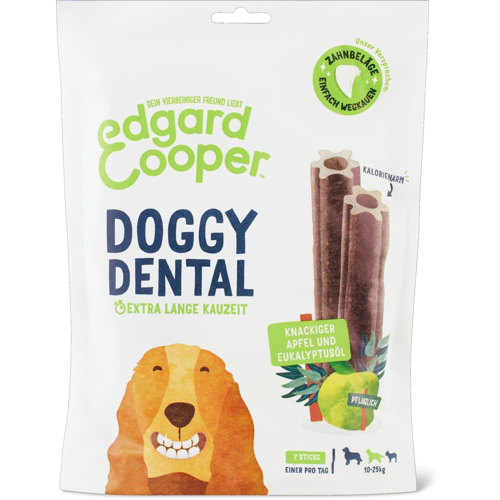 Edgard & Cooper Doggy Dental mit Apfel und Eukalyptusöl