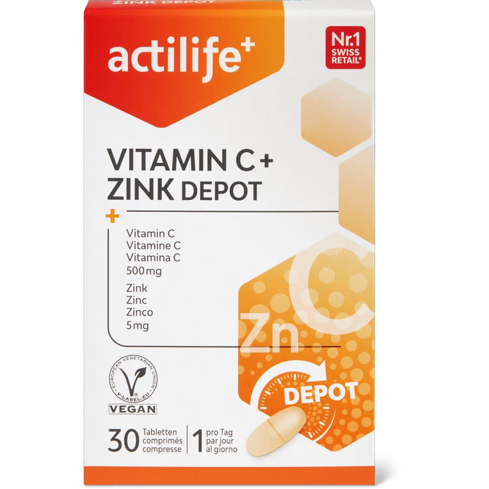 Actilife Vitamin C & Zink Tabletten