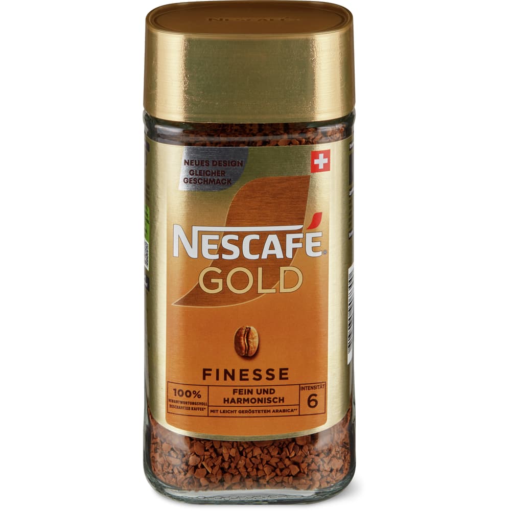 Nescafé Gold Finesse Löslicher Kaffee Stärkegrad 6