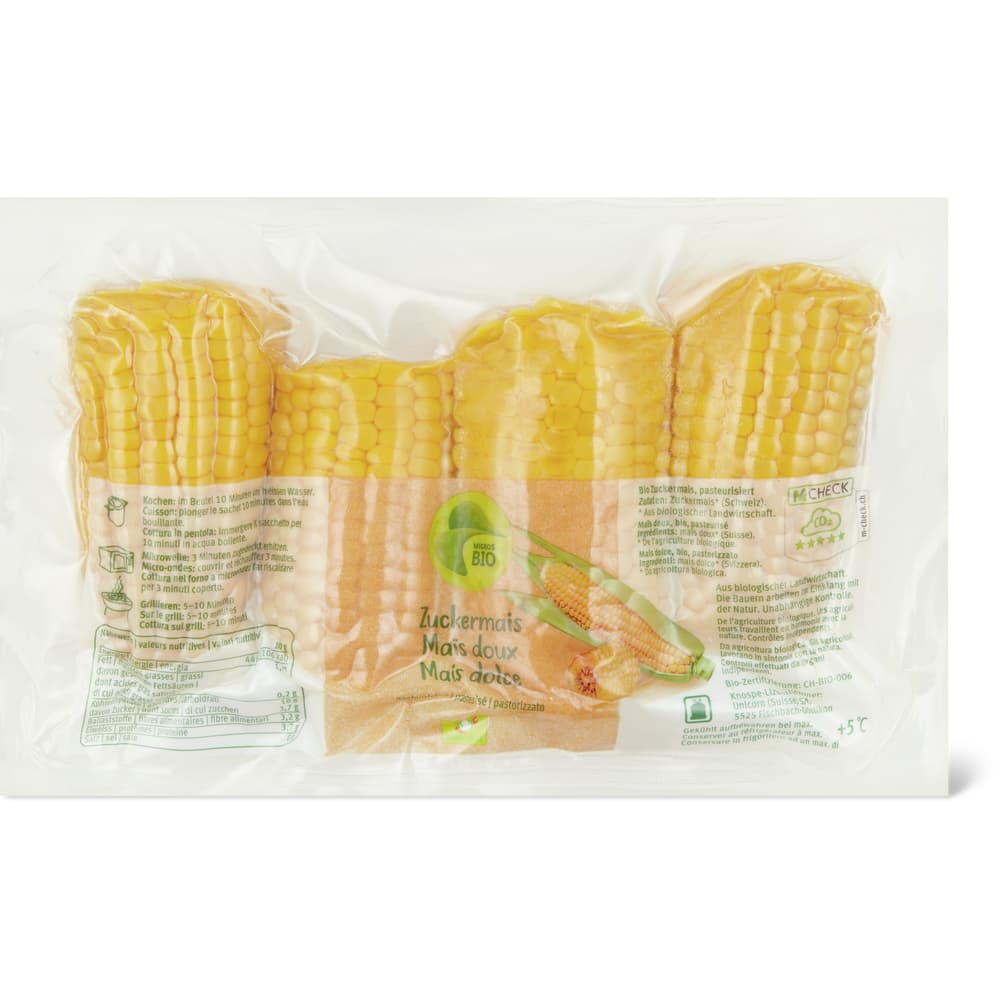 Migros Bio Zuckermmais Pasteurisiert