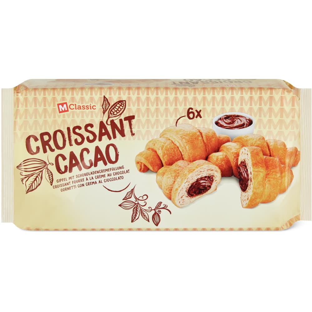 M-Classic Blätterteiggebäck mit Schokoladencremefüllung