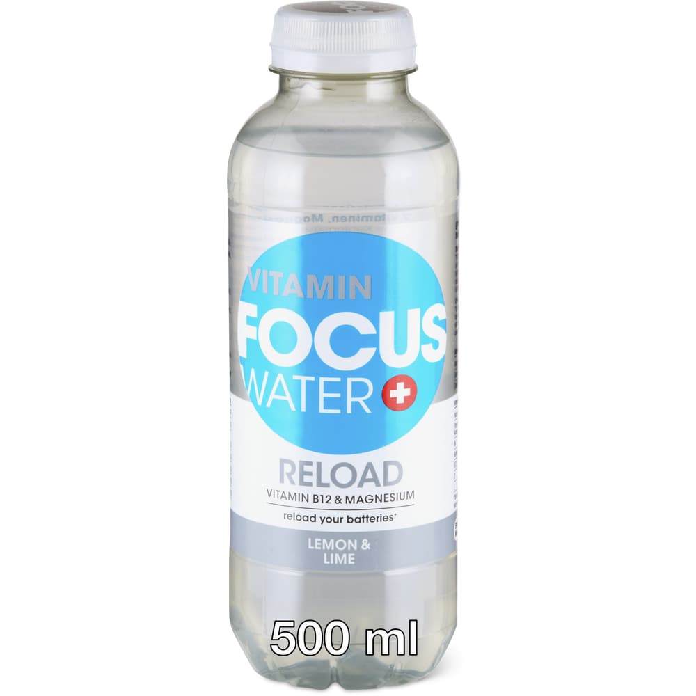 Focus Water Reload Vitamin Wasser Zitrone &amp; Limette