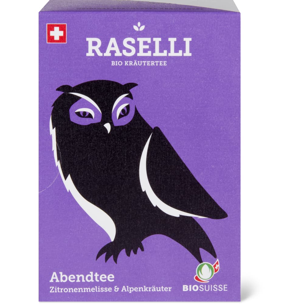 Raselli Abendtee Bio, Zitronenmelisse & Alpenkräuter