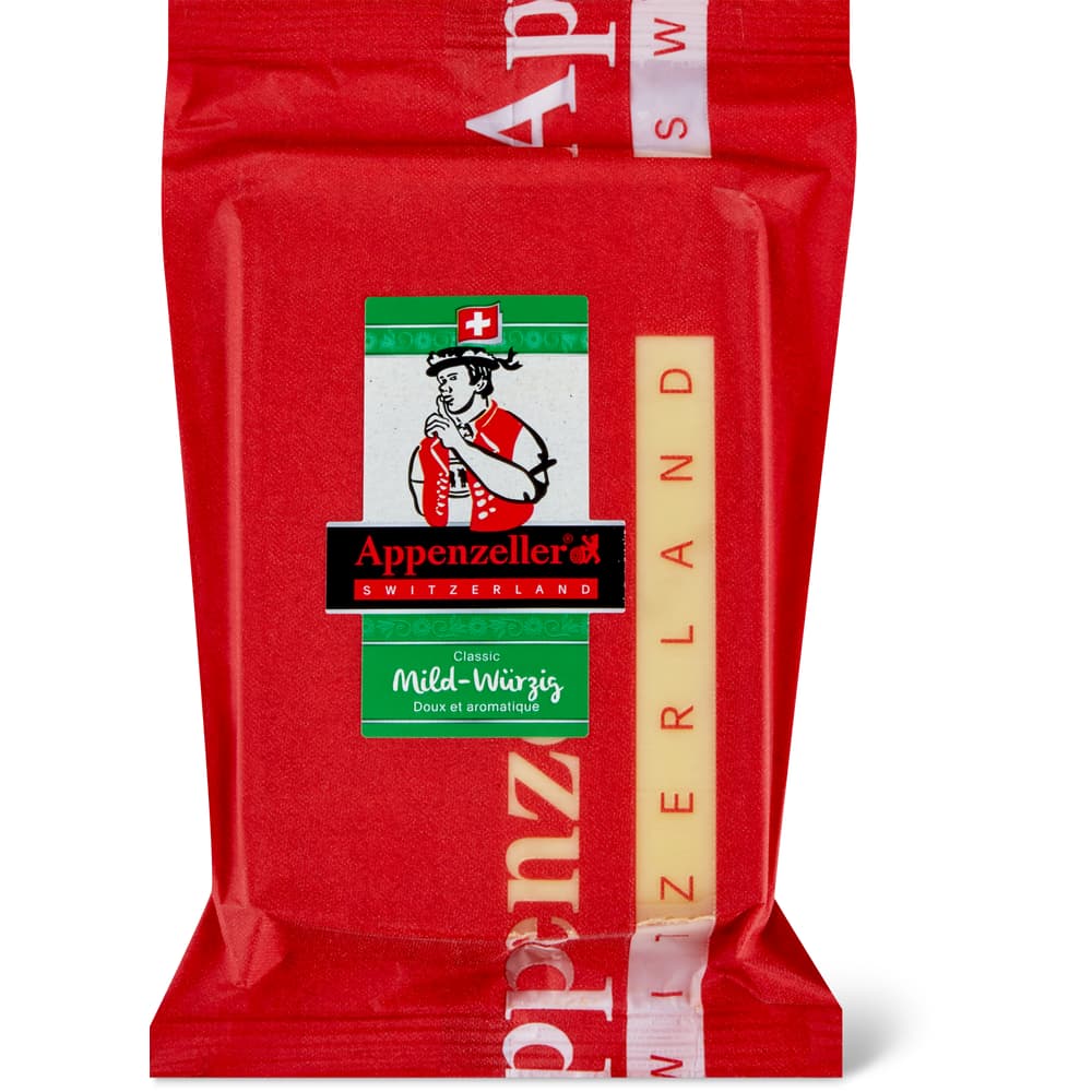 Appenzeller Classic Schweizer Halbhartkäse, vollfett, aus Rohmilch Mild-Würzig