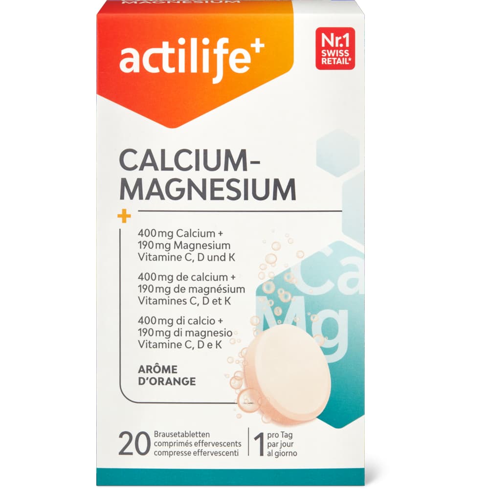 Actilife Brausetabletten Calcium & Magnesium