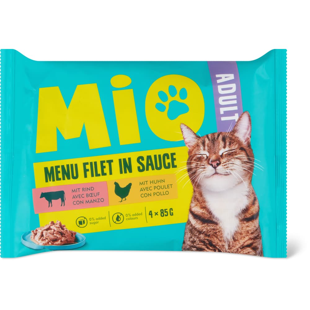 Mio Häppchen in Sauce Rind, Huhn