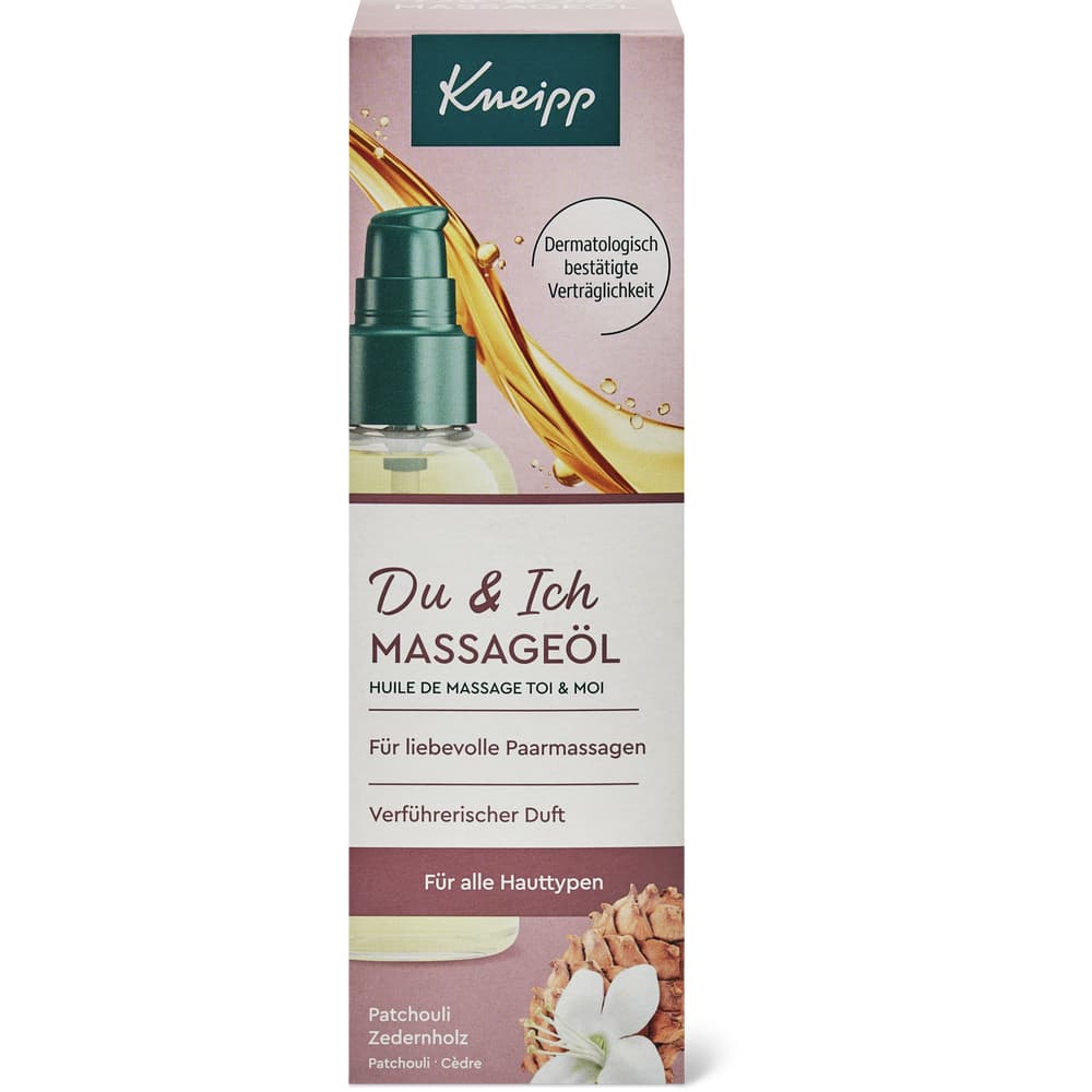 Kneipp Du & Ich Massageöl Patchouli & Zedernholz