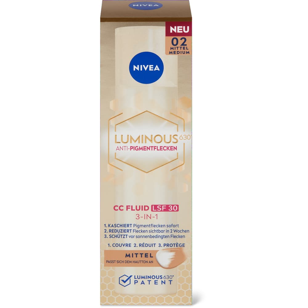 Nivea Luminous 630 Tägliches Fluid LSF30