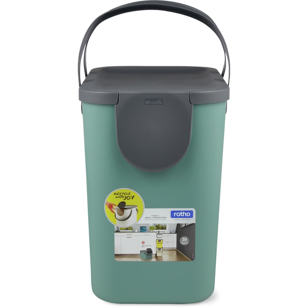 Rotho Rotho Albula Recycling System Green 25 L Migros rotho-rotho-albula-recycling-system-green-25-l-migros