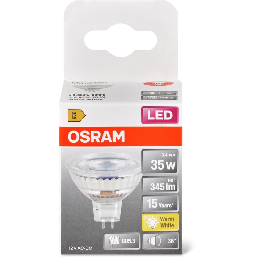 Ampoule Dichroïque LED Mr16 Gu5.3 5w 12v 450lm 6400k Lumière