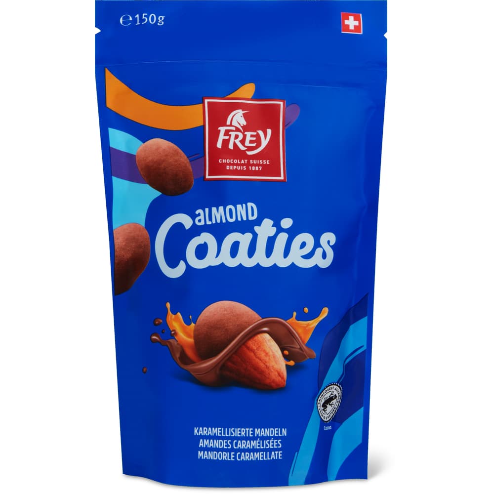 Frey Coaties Mandeln mit Milchschokoladeüberzug