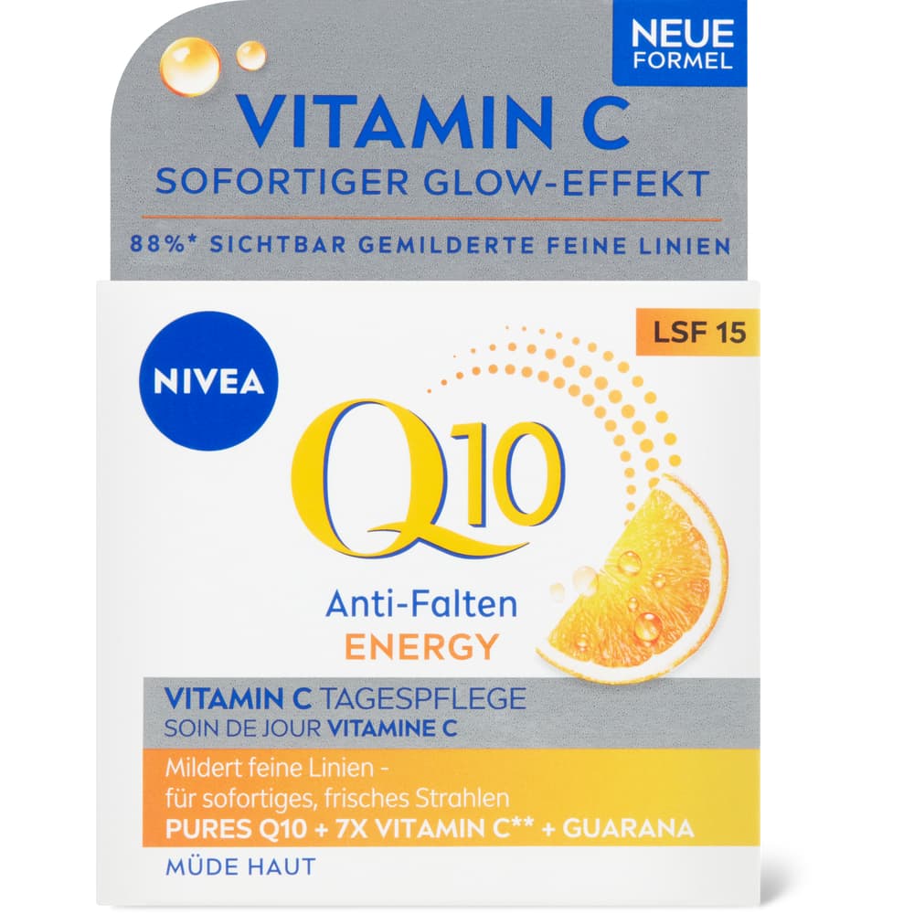 Nivea Q10 Energy Anti-Falten Tagespflege Vitamin C&E - LSF15