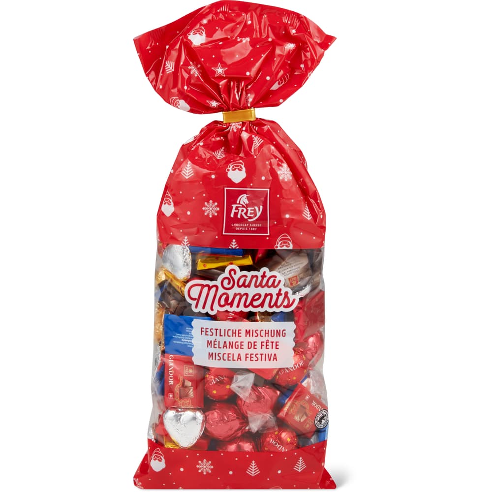 Frey Santa Moments Weihnachtsschokolade Schokolade und Pralinen, Festliche-Mischung