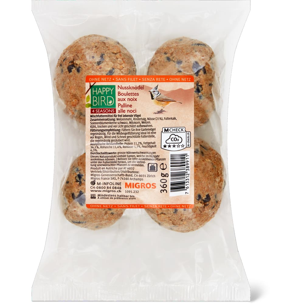 Happy Bird Nussknödel