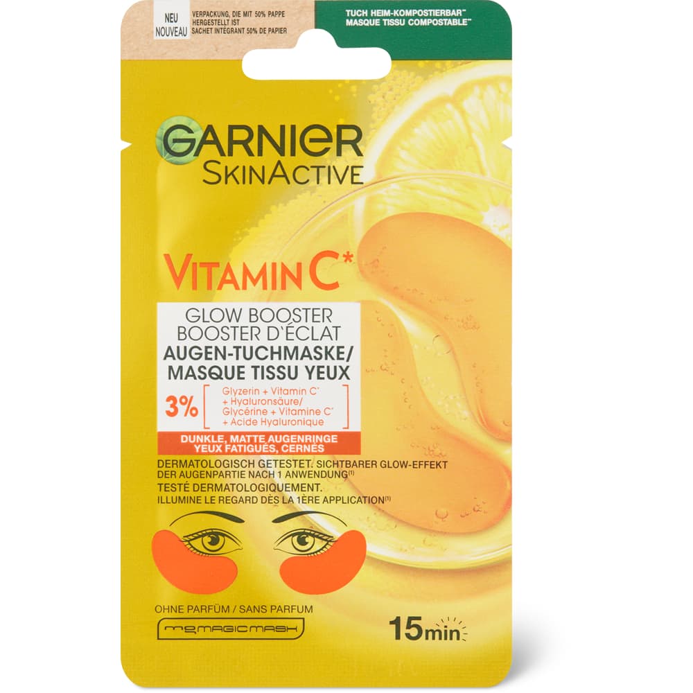 Garnier SkinActive Vitamin C Glow Booster Augen-Make