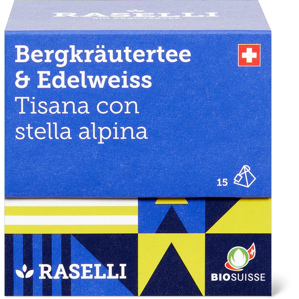Raselli Bio Bergkräutertee mit Edelweiss