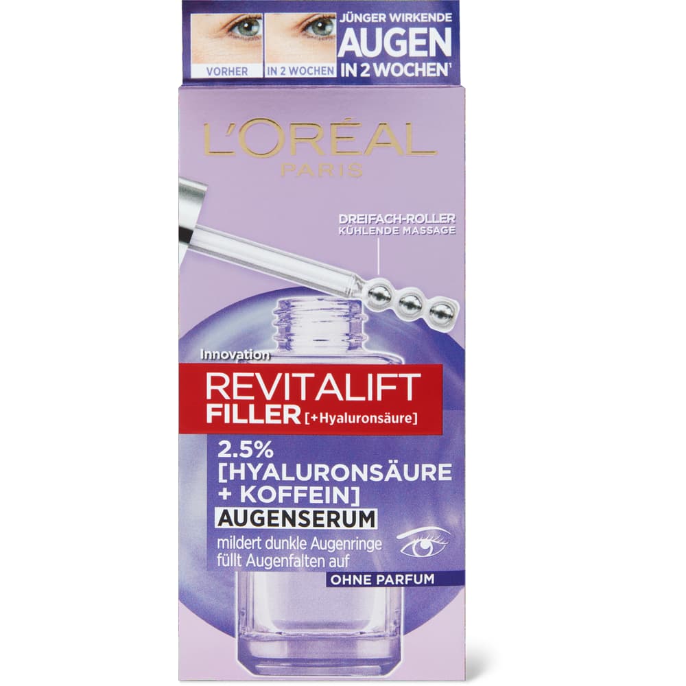 L'Oréal Paris Revitalift Filler Augenserum Hyaluronsäure