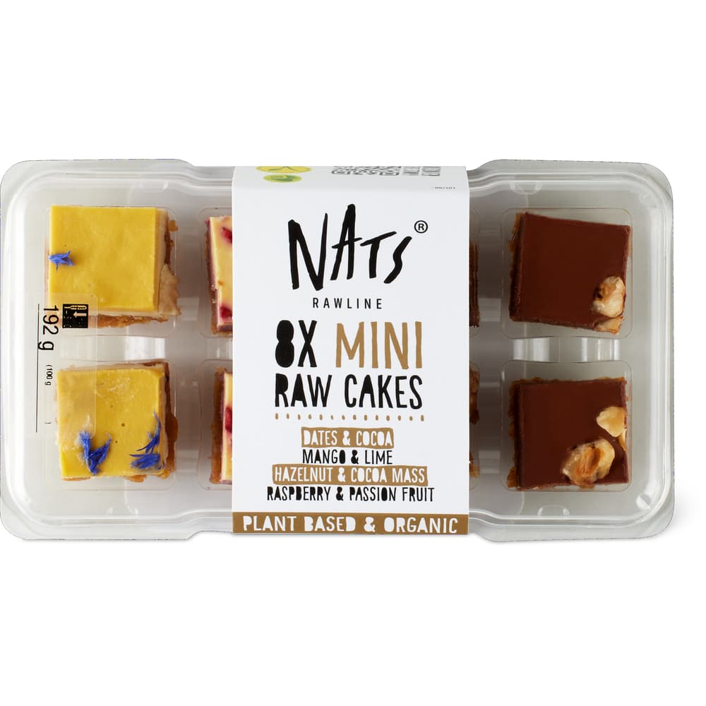 Nats Rawline · Raw Cake · Bio, Mini, vegano • Migros
