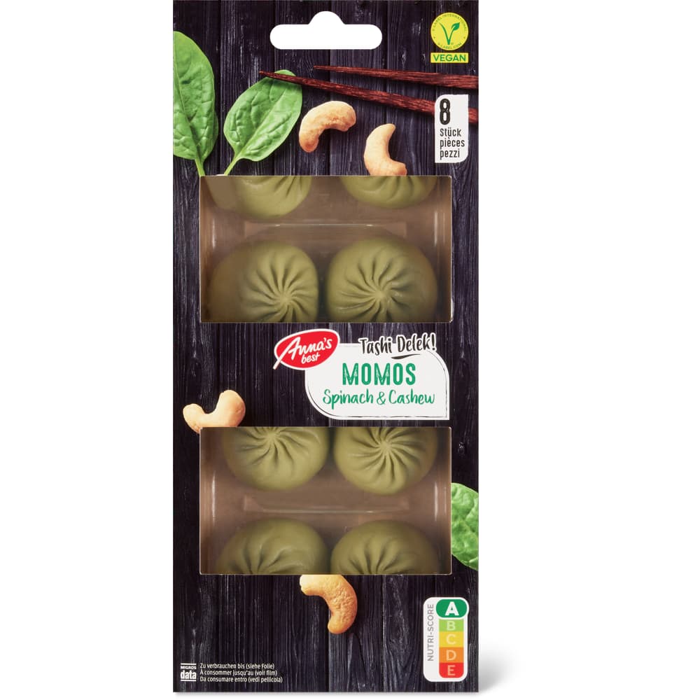 Anna's Best Momos Spinat & Cashew, vegan