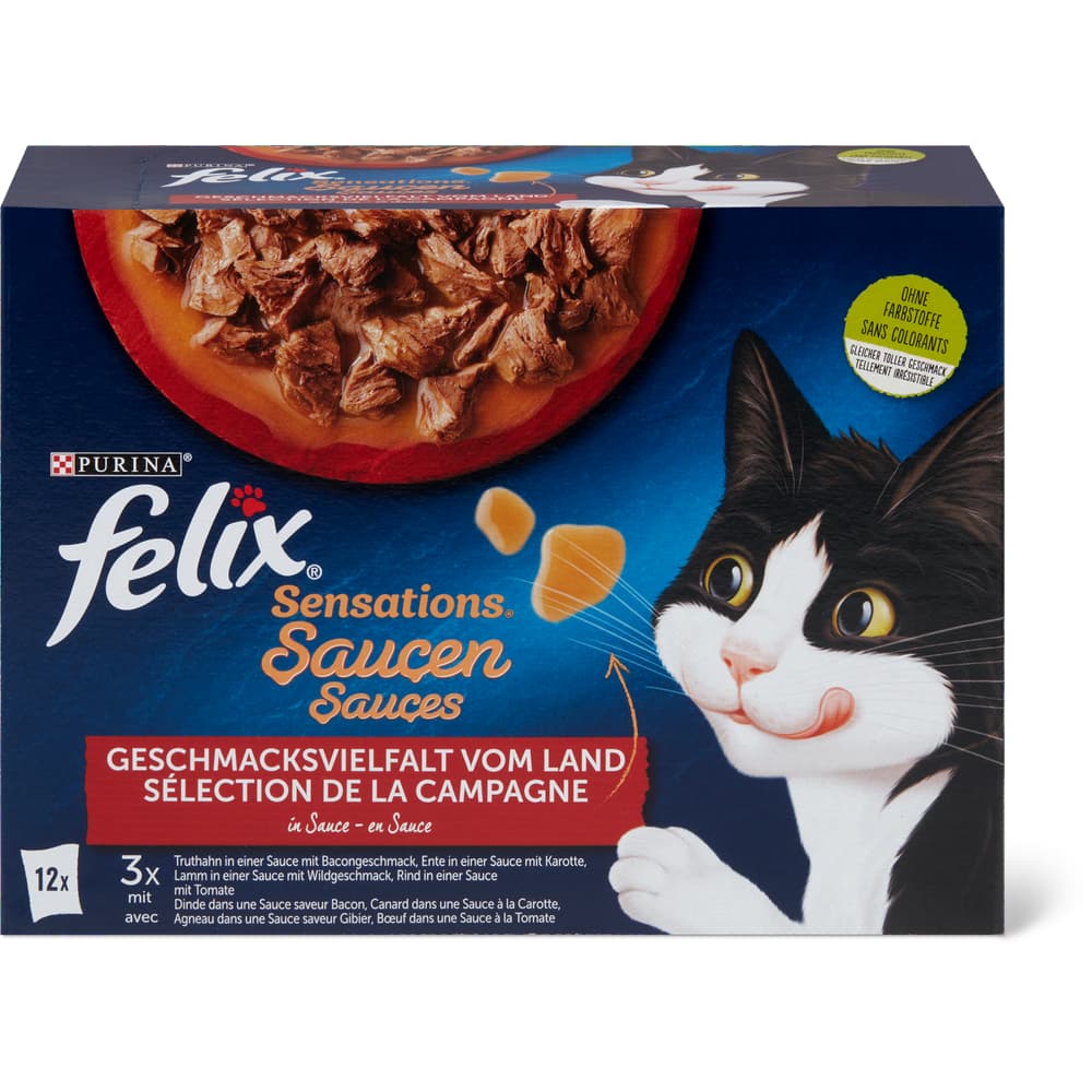 Felix Sensations Saucen Truthahn, Ente, Lamm, Rind