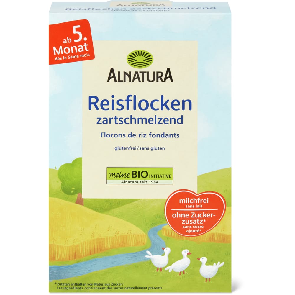 Alnatura Reisflocken zartschmelzend Ab 4 Monaten