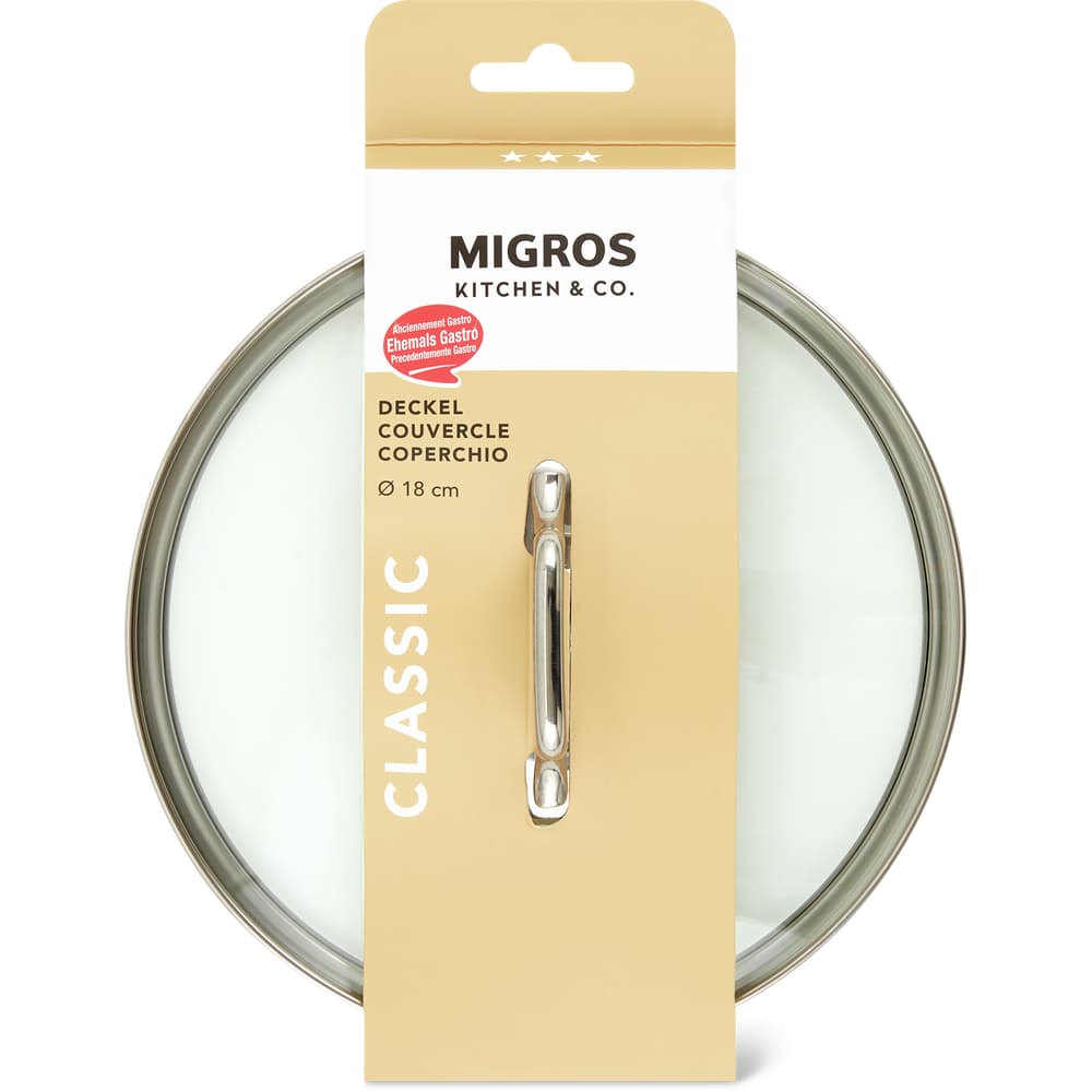 Migros Kitchen & Co. Classic Glasdeckel ø 18cm