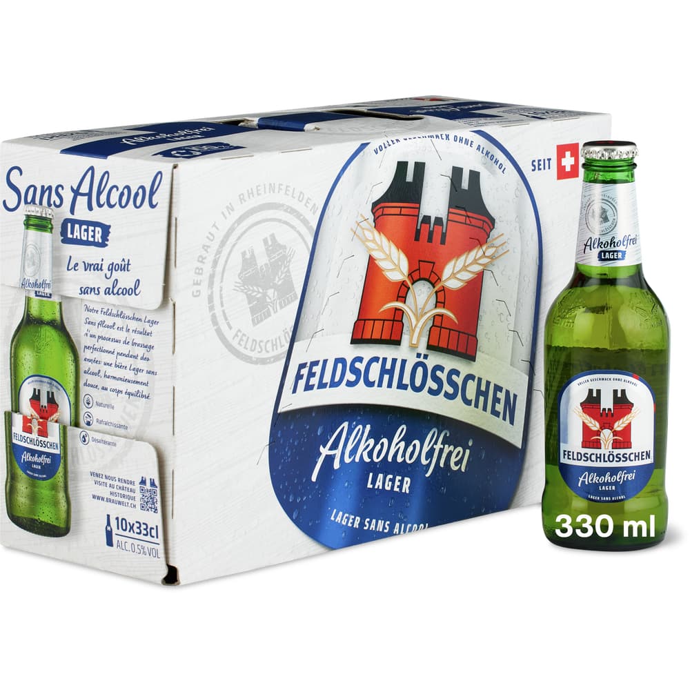 Feldschlösschen Lager Helles Bier alkoholfrei
