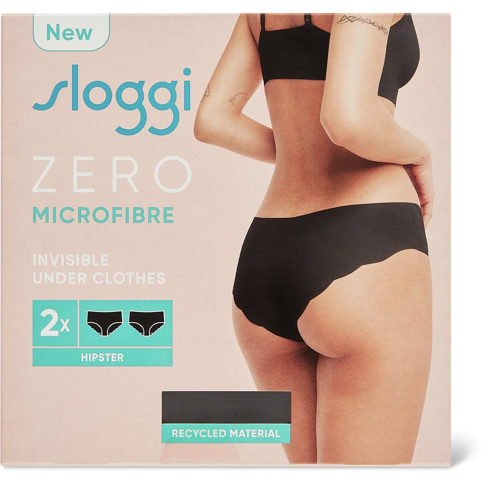 Sloggi Slip da donna Zero Modal Hipster, confezione da 2 XS, nero | OTTO'S