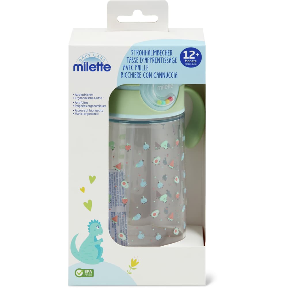 Milette Baby Care Strohhalmbecher Ab 12 Monaten