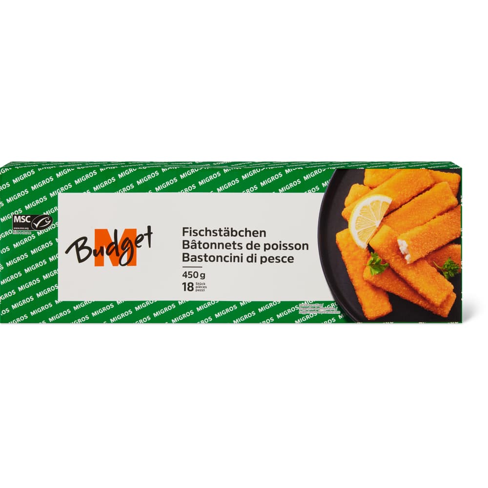 M-Budget MSC Fischstäbchen paniert, vorfrittiert
