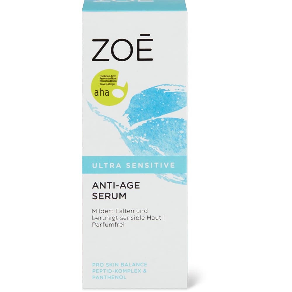 Zoé Ultra Sensitive Serum aha!