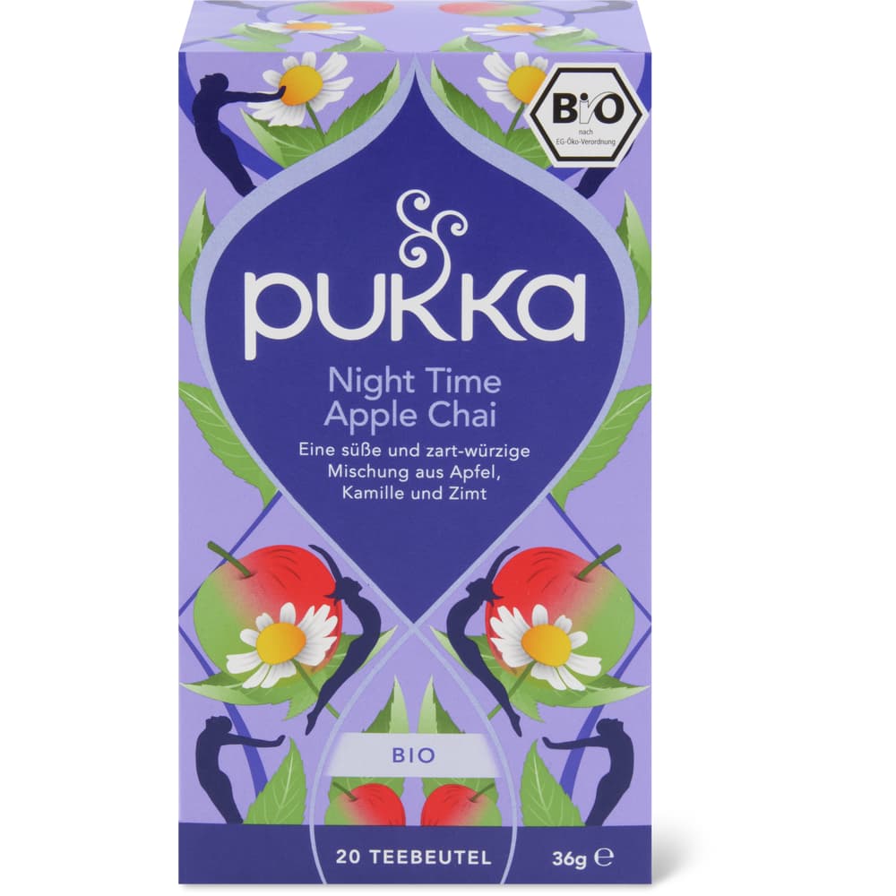 Pukka Kräutertee Night Time Apple Chai Bio, apple, chamomile & cinnamon