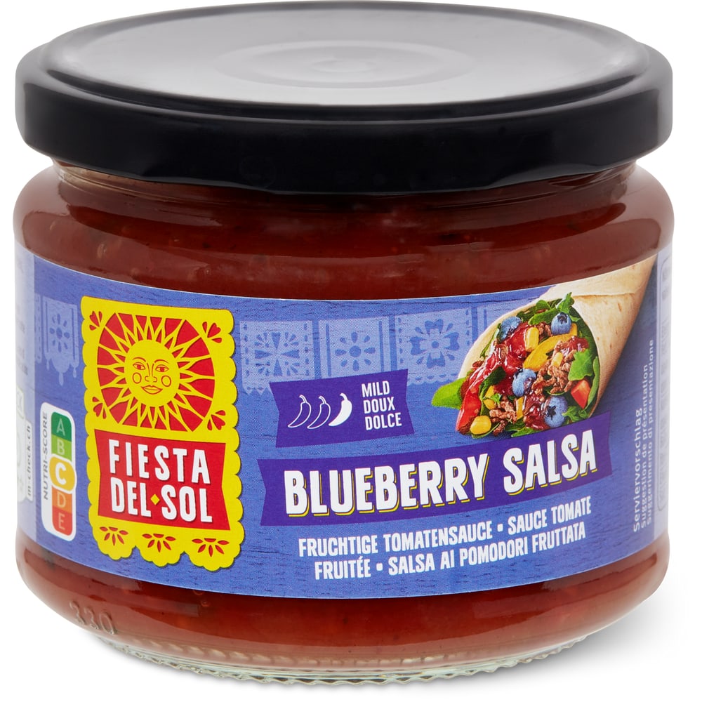 Sun Sol Salsa Fiesta del Sol · Blueberry Salsa · Fruity Tomato Sauce • Migros Online