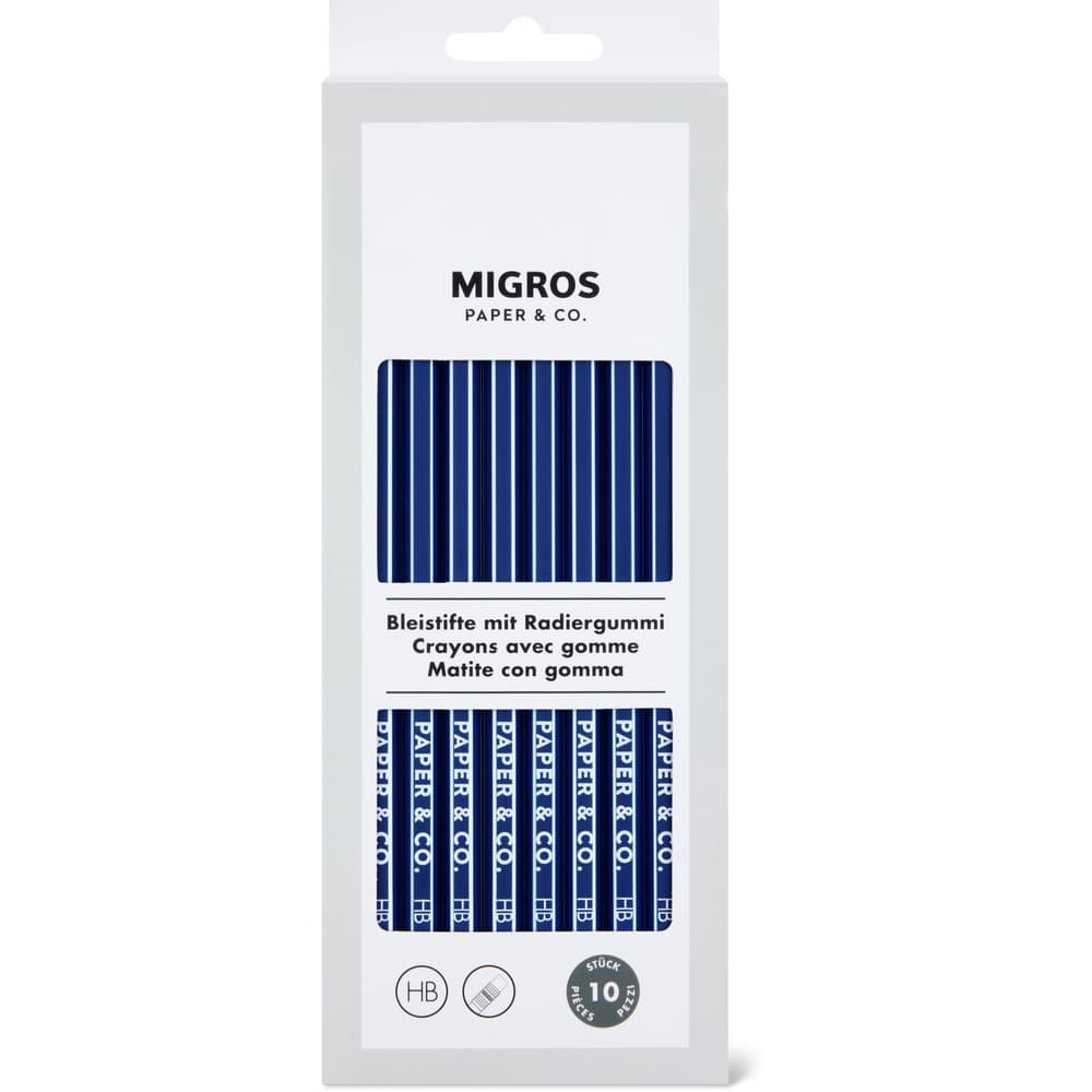 Migros Paper & Co. Bleisfifte 10 Stück