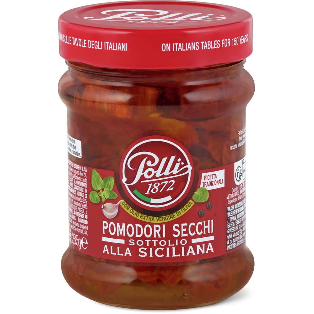 Polli getrocknet Tomaten in Olivenöl