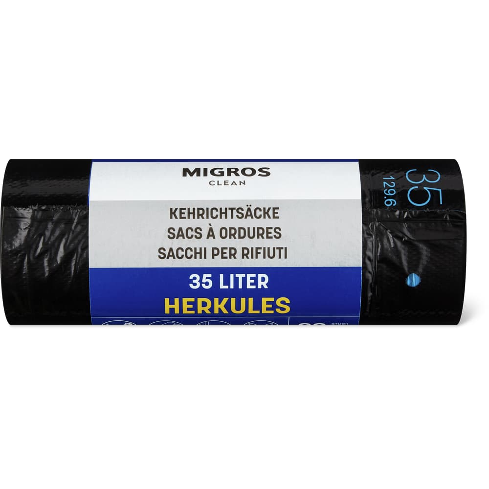 Migros Clean Herkules Müllsäcke 35l