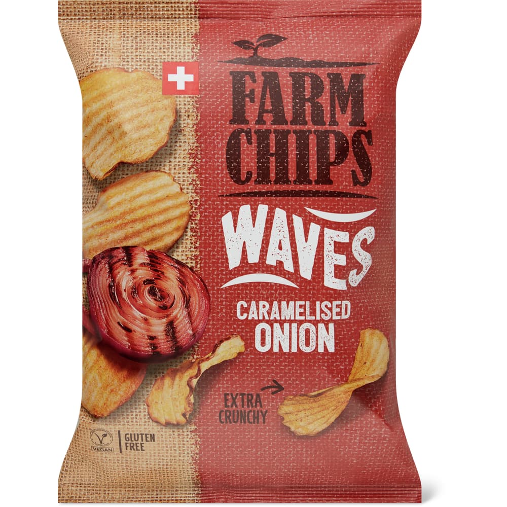 Farm Chips Caramelised Onion glutenfrei