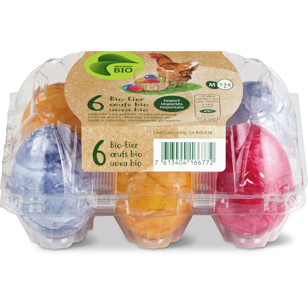Eier Bio, 53+, Import, Picknick
