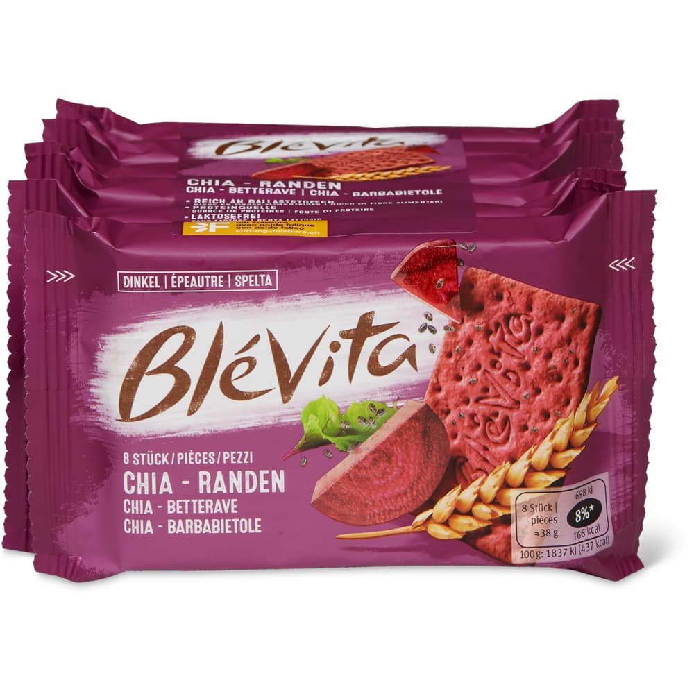 Blévita Chia-Randen laktosefrei, vegan