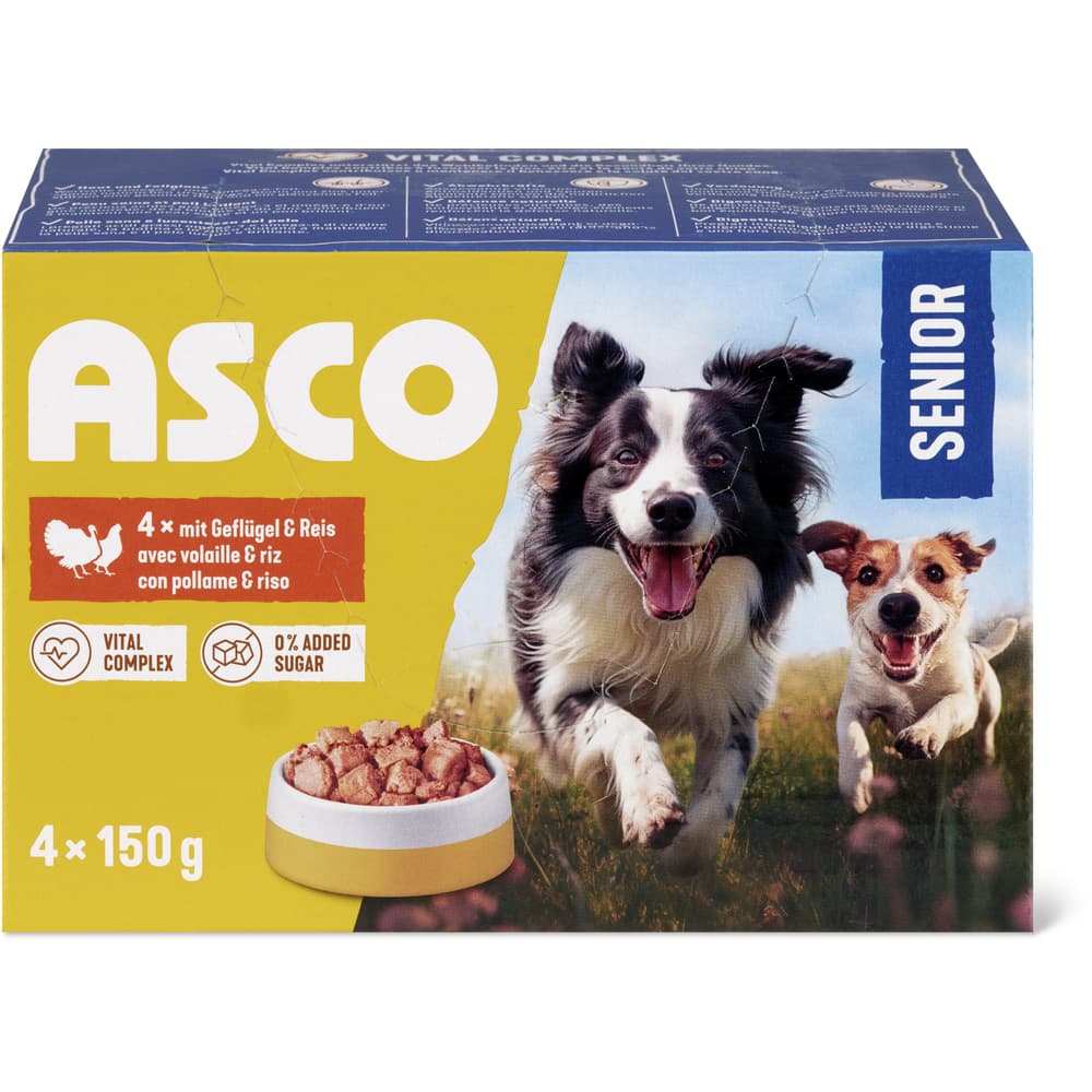 Asco Senior Paté Poulet, Truthahn und Reis