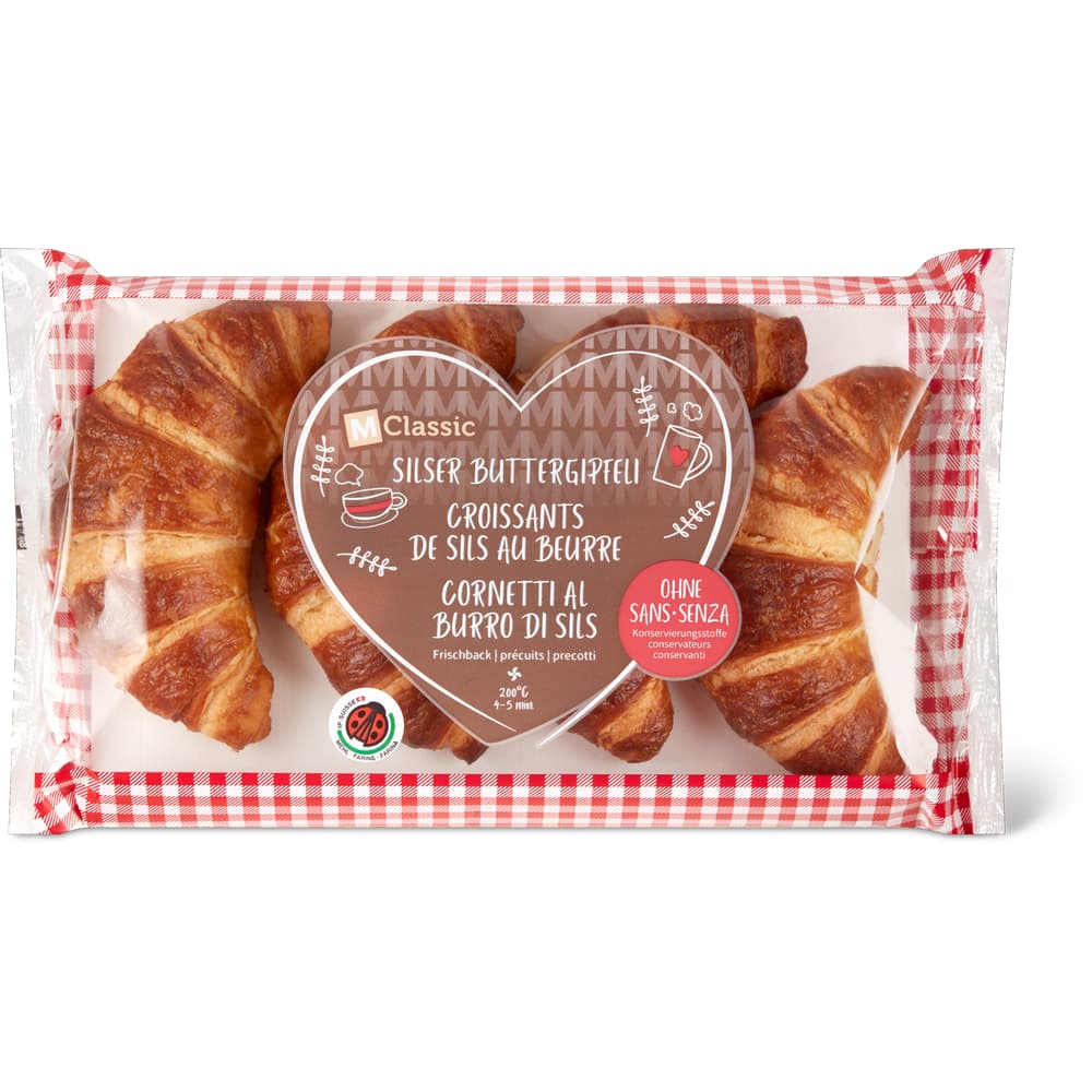 M-Classic IP-SUISSE Silserbuttergipfeli Frischback