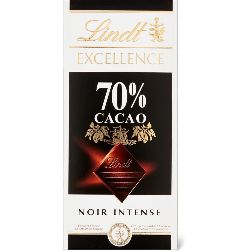 Lindt Excellence Tafelschokolade Dunkel, 70% Kakao