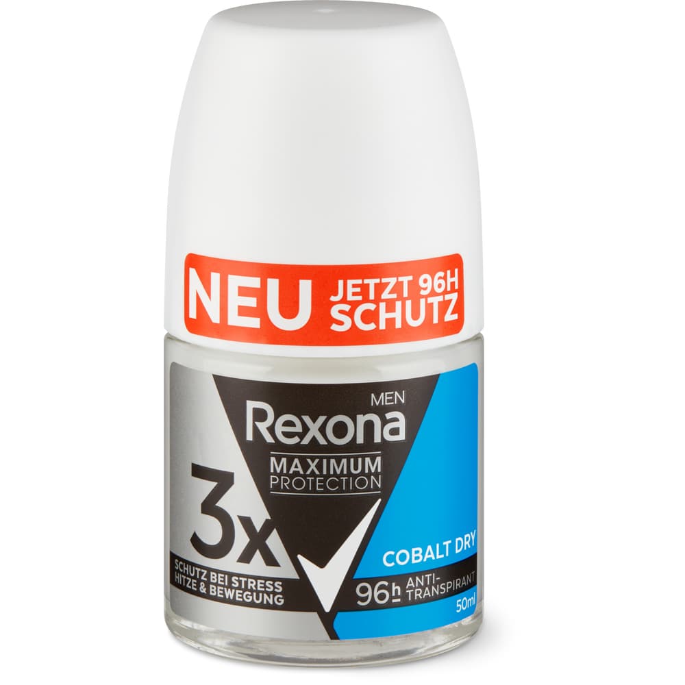 Rexona Maximum Protection Deo Roll-on Cobalt Dry 96h, Anti-Transpirant