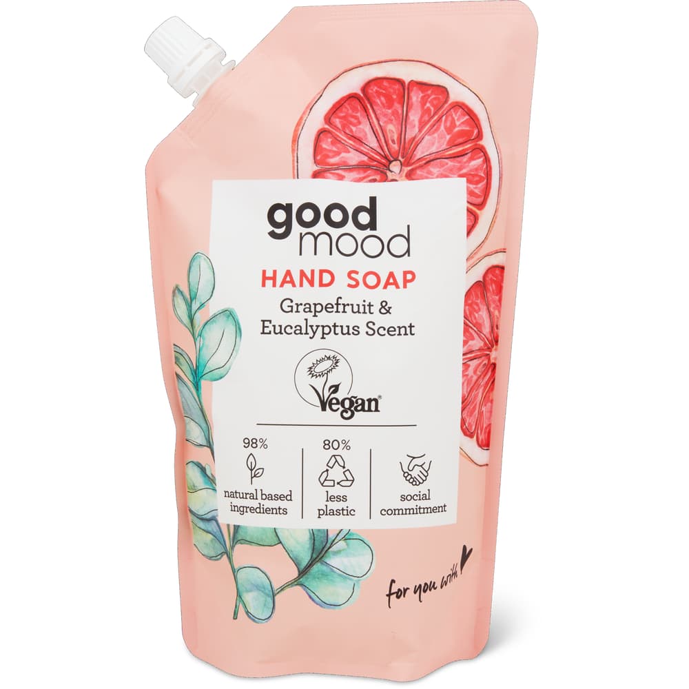 good mood Handseife Nachfüllpackung Grapefruit & Eukalyptus